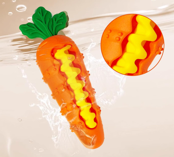 Food Grade Silicone Dog Dental Chew Toy, Odor-Free Teething Toy with Sound Function - Image 2