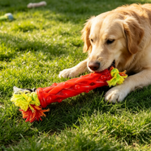 Durable Dog Chew Stick Toy, Interactive Dental Cleaning Toy for Long-Lasting Chewing