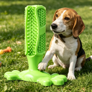 Dog Toothbrush Stick Chew Toy, Durable Interactive Treat Toy for Dental Care