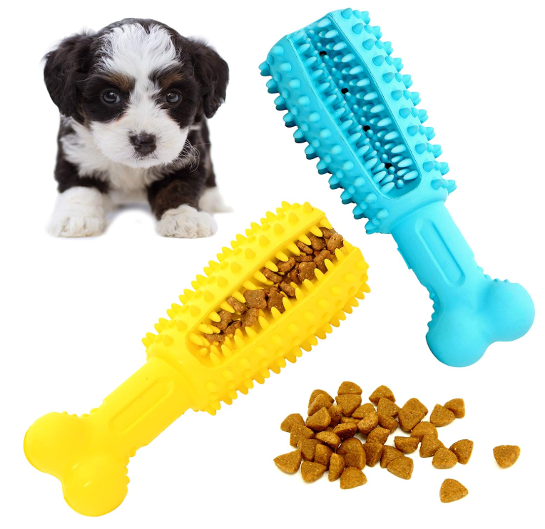 8 Pack Dog Dental Cleaning Tool, Dual Action Oral Care Toy for Easier Teeth Brushing - Image 2