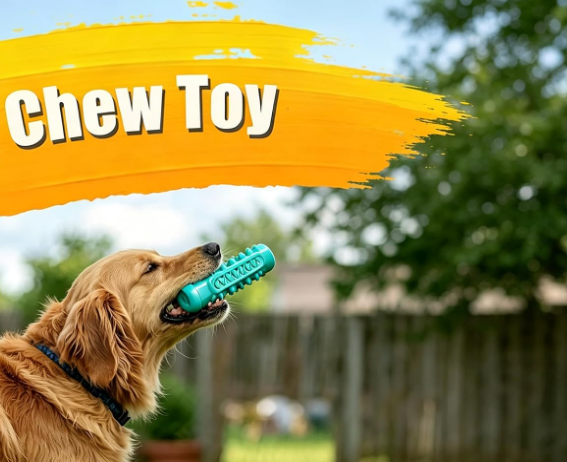Silicone Dog Tooth Cleaning Stick, Fillable Toothpaste Chew Toy with Gum Massage Bristles - Image 2
